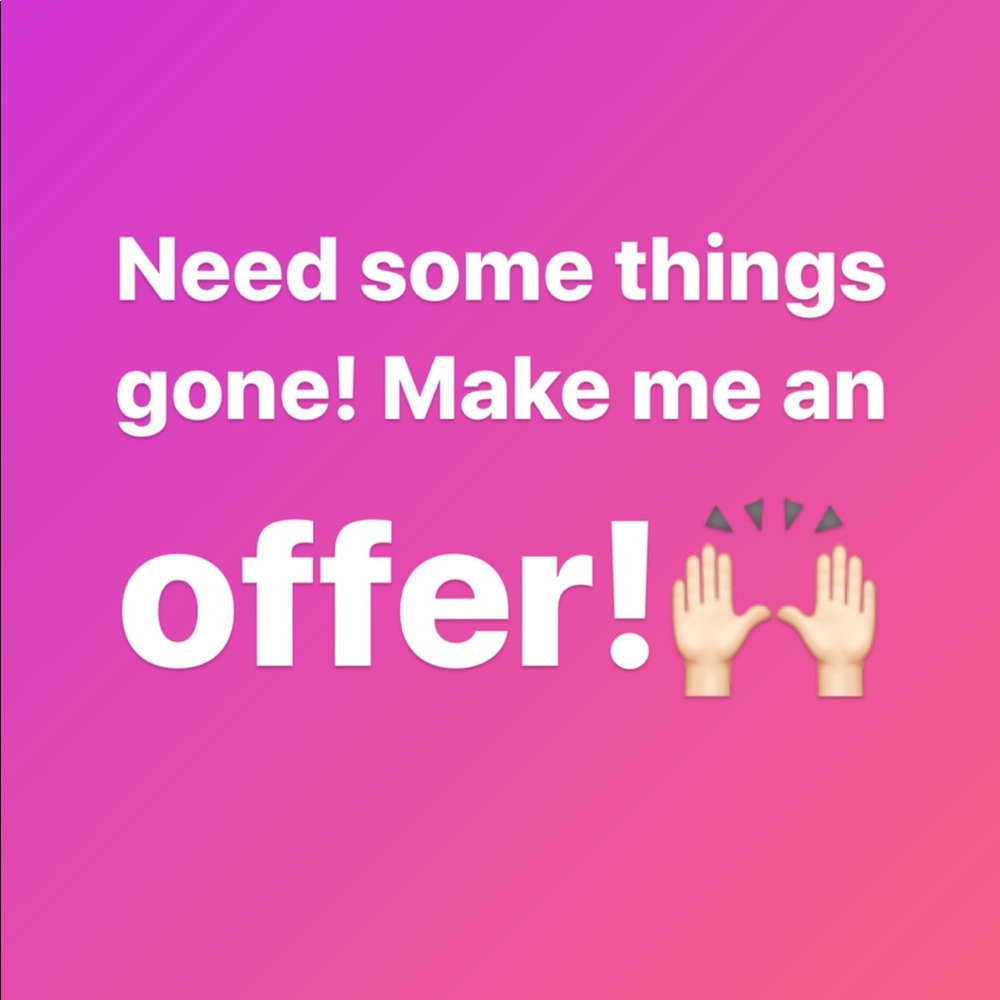 Make me an offer!